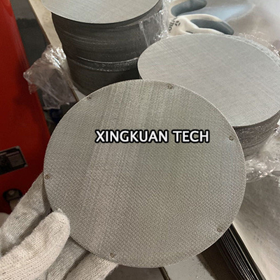 Stainless Steel Extruder Screen Mesh Filter Foreign Particles From Melt Plastic