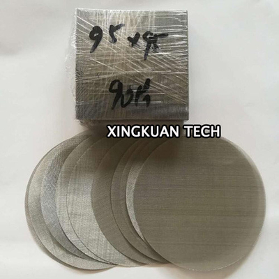 Plain Steel Material Extruder Filter Screen For Plastic Chemical Extrusion