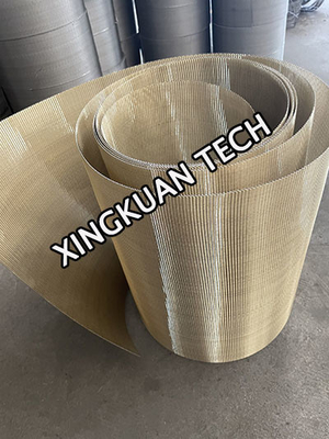Brass Color Continuous Belt Filter For Plastic And Rubber Extrusion