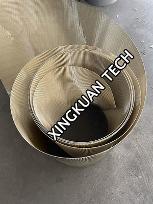 Brass Color Continuous Belt Filter For Plastic And Rubber Extrusion