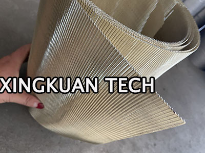 Brass Color Continuous Belt Filter For Plastic And Rubber Extrusion
