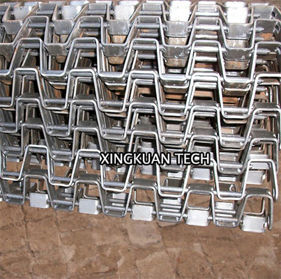 U Shaped Metal Sheet Horseshoe Chain Mesh Belt For River Cleaning And Garbage Disposal