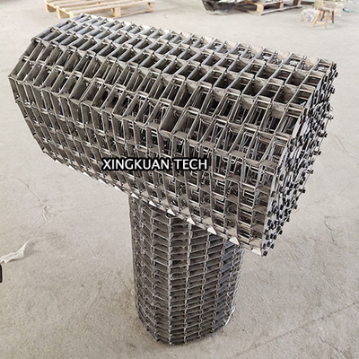 U Shaped Metal Sheet Horseshoe Chain Mesh Belt For River Cleaning And Garbage Disposal