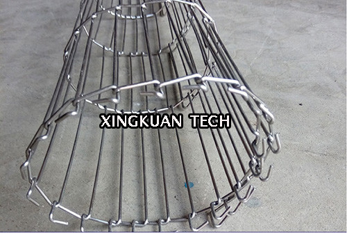 Link Belt Conveyor Belt Wire Mesh On Conveyor Machine To Transport With Good Air Circulation