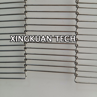 Link Belt Conveyor Belt Wire Mesh On Conveyor Machine To Transport With Good Air Circulation