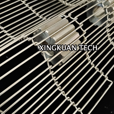 Z Shape Ladder Wire Mesh Belt For Fiber For Textile And Packaging Shrinking Sectors