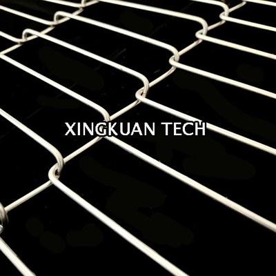 Z Shape Ladder Wire Mesh Belt For Fiber For Textile And Packaging Shrinking Sectors