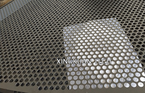 OEM ODM Punching Metal Mesh , perforated metal sheet for hotel decorative lamp