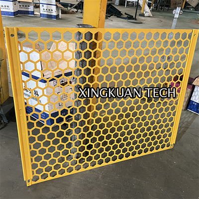 Spray Color Painting Hexagonal Perforated Mesh , Honeycomb Mesh Sheet