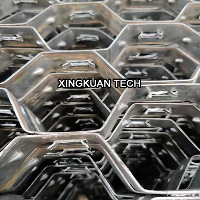 2.5X25mmX50mm Hexagonal Mesh Wire Low carbon Steel H type for Refractory Lining