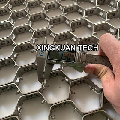 L Type hexagonal Hex Metal Mesh 1.5×20mm×45mm For Refractory Lining
