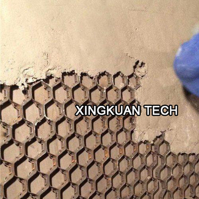 L Type hexagonal Hex Metal Mesh 1.5×20mm×45mm For Refractory Lining