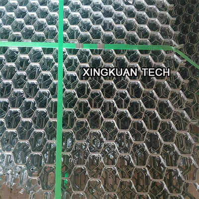 AISI309 Stainless Steel Hexagonal Mesh 14gaX2"X2" with bonding hole