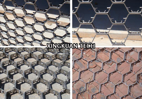 304 Stainless Steel Hex Mesh 2x25x45mm for Dust Catcher Pipe and Elbow