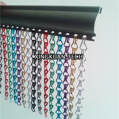 90×210cm Aluminium Insect Door Chain Screen Curtain for decorations