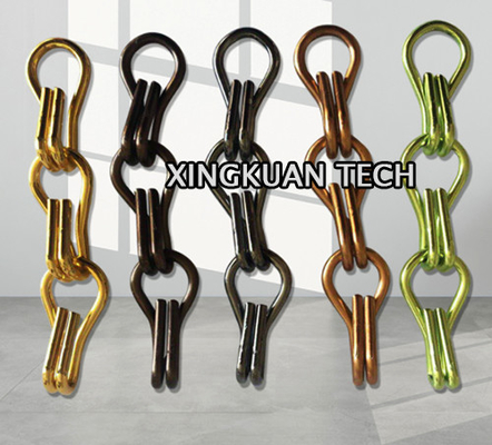 90×210cm Aluminium Insect Door Chain Screen Curtain for decorations