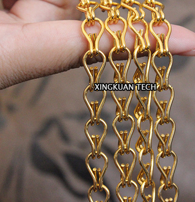Hanging Aluminum Decorative Mesh Curtain Colorful For Door Office Hotel Divider