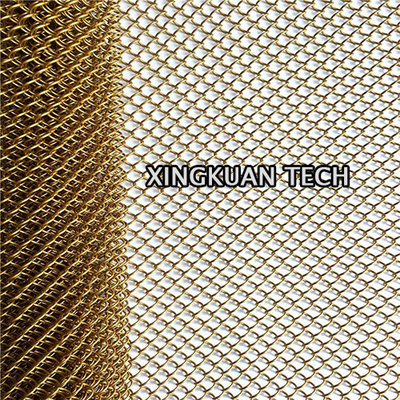 Colorful Decorative Mesh Curtain , Metal Coil Drapery 4mm 6mm 8mm Aperture