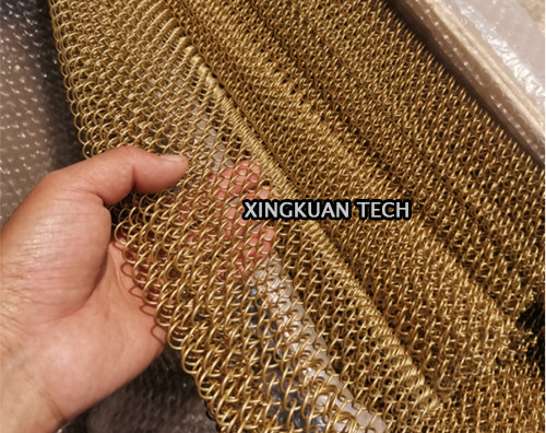Architectural Decorative Mesh Curtain Wire Mesh Stainless Steel Material
