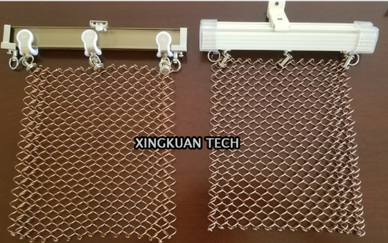 Architectural Decorative Mesh Curtain Wire Mesh Stainless Steel Material