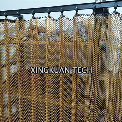 Architectural Decorative Mesh Curtain Wire Mesh Stainless Steel Material