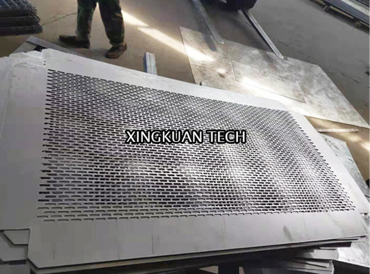 แผ่นตาข่ายลวดเจาะรูรูปสี่เหลี่ยมผืนผ้าสำหรับอุตสาหกรรมไวน์และอาหาร
